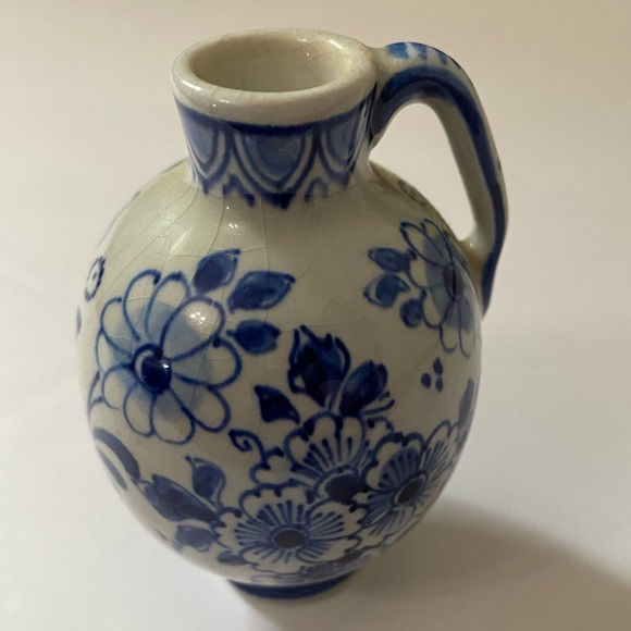 RARE Delft De Porceleyne Fles Holland Netherlands Blue White Miniature Jug 364 - Picture 11 of 11